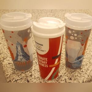 Set of 3 Universal Studios Orlando 2024 Olympic refillable Coke Freestyle cups